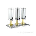 Ding cylindrique de jus d&#39;acier inoxydable de machine de boisson de buffet